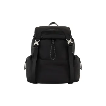 EMPORIO ARMANI Polyamide Backpack Men Black