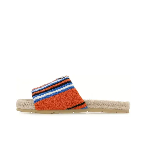 PRADA Slide Slippers Women's Multicolor