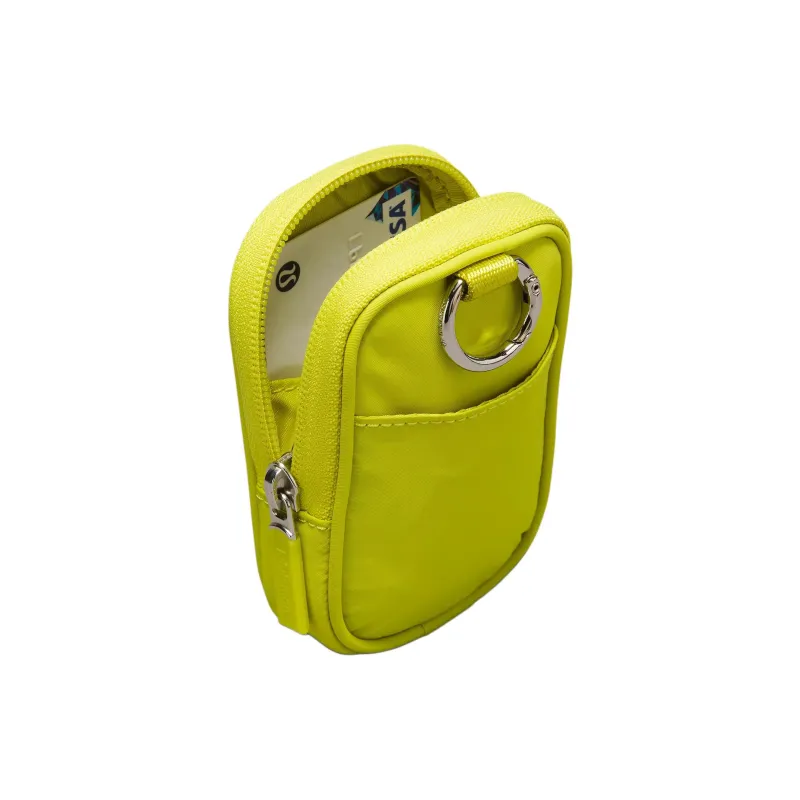 Lululemon Recycled Material Nylon Key Pouch Regular Unisex Yellow Snakeskin Print Stone-2