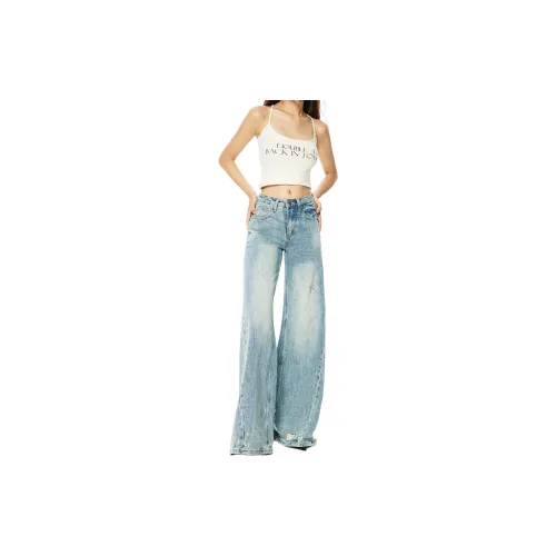 Wen Shan Jeans Women's Cloud Teal Pants