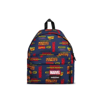 EASTPAK Polyester Backpack Unisex Blue & Red & Yellow