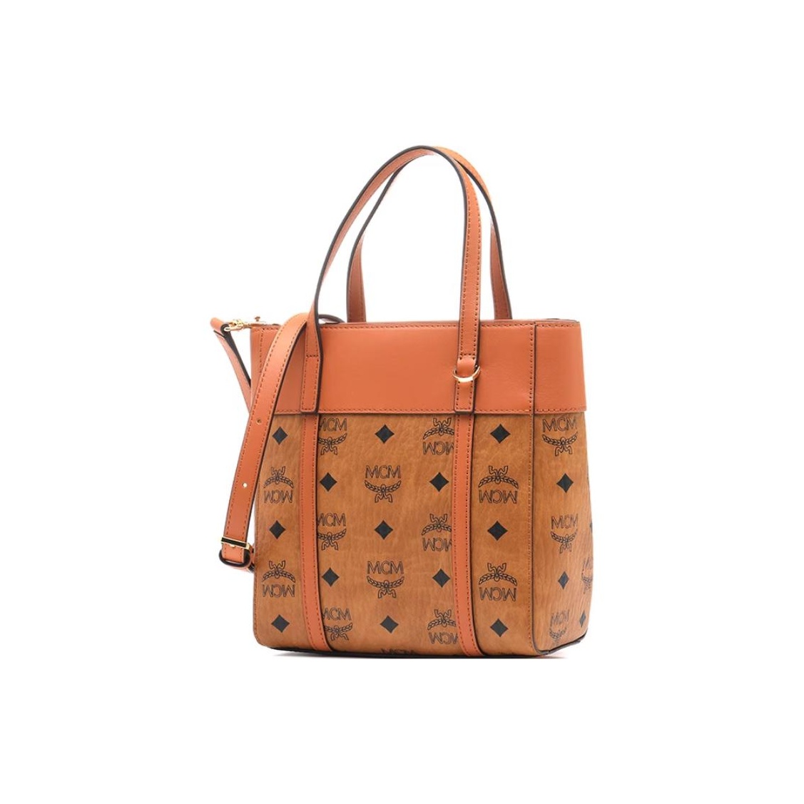 MCM Toni Mini Shopper Bag Visetos Monogram Coated Canvas MCM Toni Mini Shopper Bag Visetos Monogram Coated Canvas