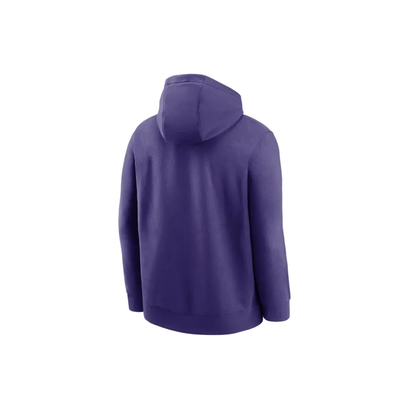 Nike Lsu Tigers Legacy Club Foundational Men's Nike College Pullover Hoodie-1