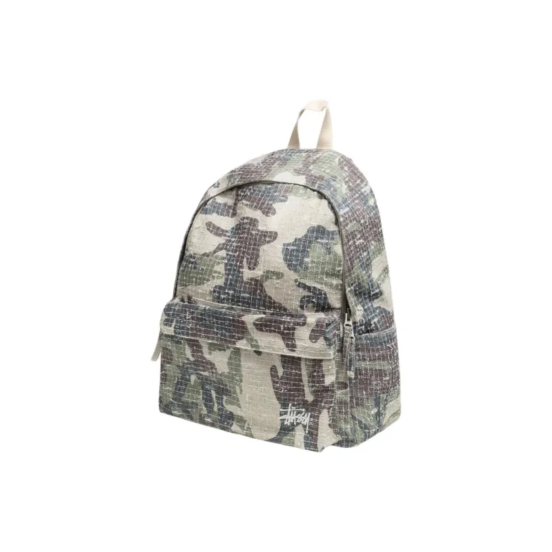 Stussy Cotton Canvas Backpack Regular Unisex Camouflage-1