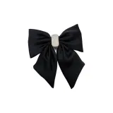 WPTHJ011 Bowknot Spring Clip[1 Pack Black]