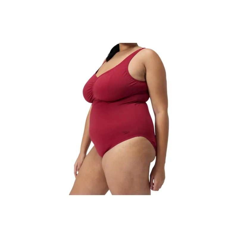 Speedo One-piece Swimsuit Women's Red-1