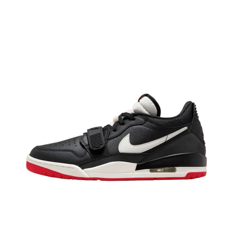 Jordan Legacy 312 Low Black Sail University Red-0