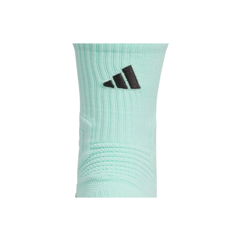 Adidas BASKETBALL CREW SELECT SOCKS Basketball Socks Unisex 1 Pack Clear Mint Green/Black-1