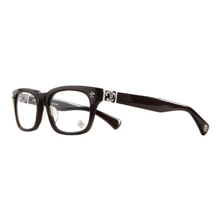 Chrome Hearts Plate And Metal Square Eyeglass Frames Unisex Multicolor-1