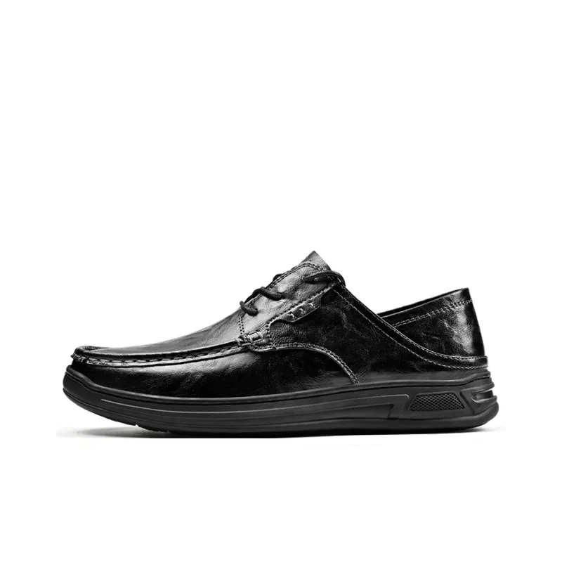 Season Ram Low Top Casual Shoes Men Black-0