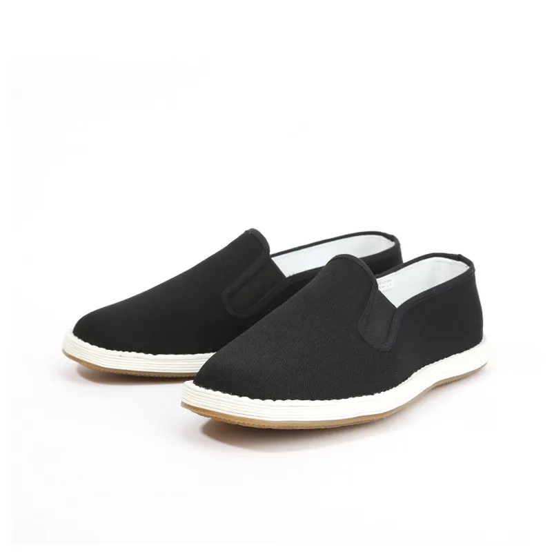 Old Meihua Casual Shoes Men Black-1
