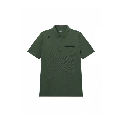 SPYDER Polo Shirts Men Forest Green