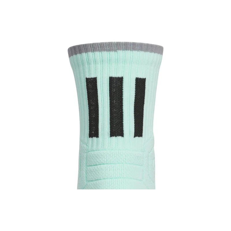 Adidas BASKETBALL CREW SELECT SOCKS Basketball Socks Unisex 1 Pack Clear Mint Green/Black-2