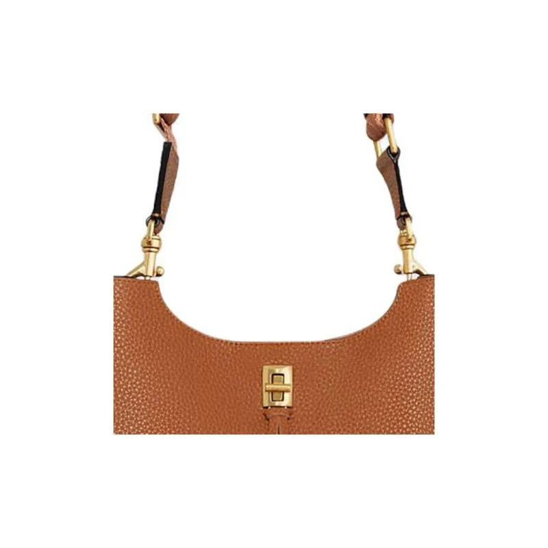 REBECCA MINKOFF Genuine Leather Shoulder Bag Crossbody Bag Medium Size Women's Brown-3