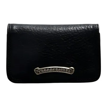 Chrome Hearts Leather Wallet Men Black