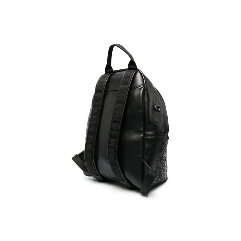 PHILIPP PLEIN Calfskin Backpack Men Raven-1