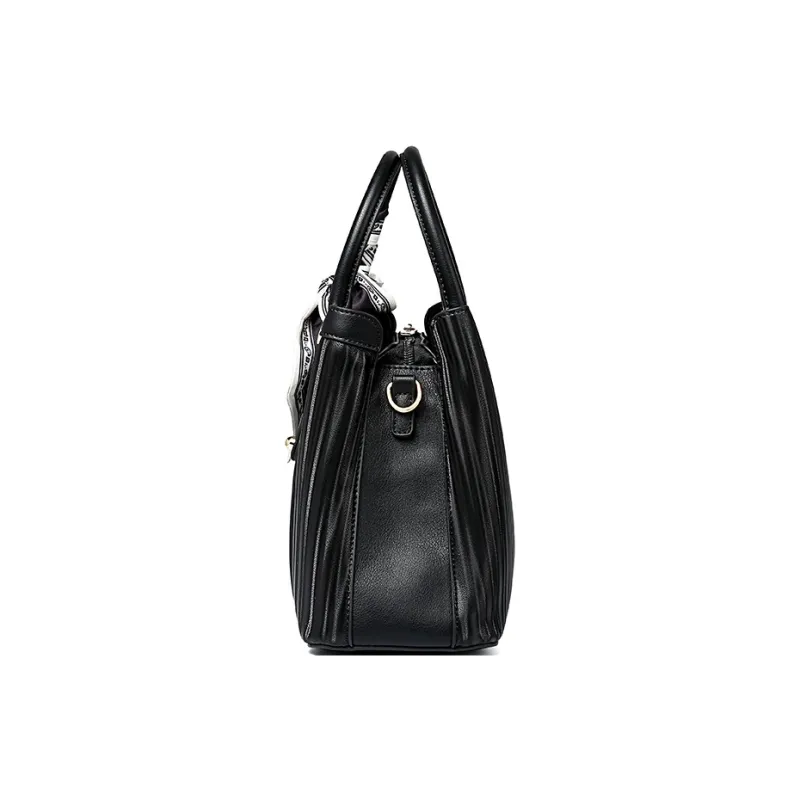 TUCANO Cow Leather One Shoulder Handbag Women's Classic Black-2
