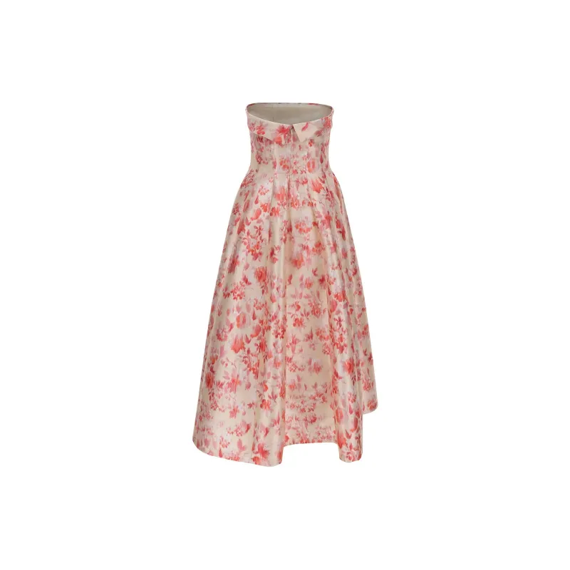 PHILOSOPHY DI LORENZO SERAFINI Floral-Printed Sleeveless Dress-1