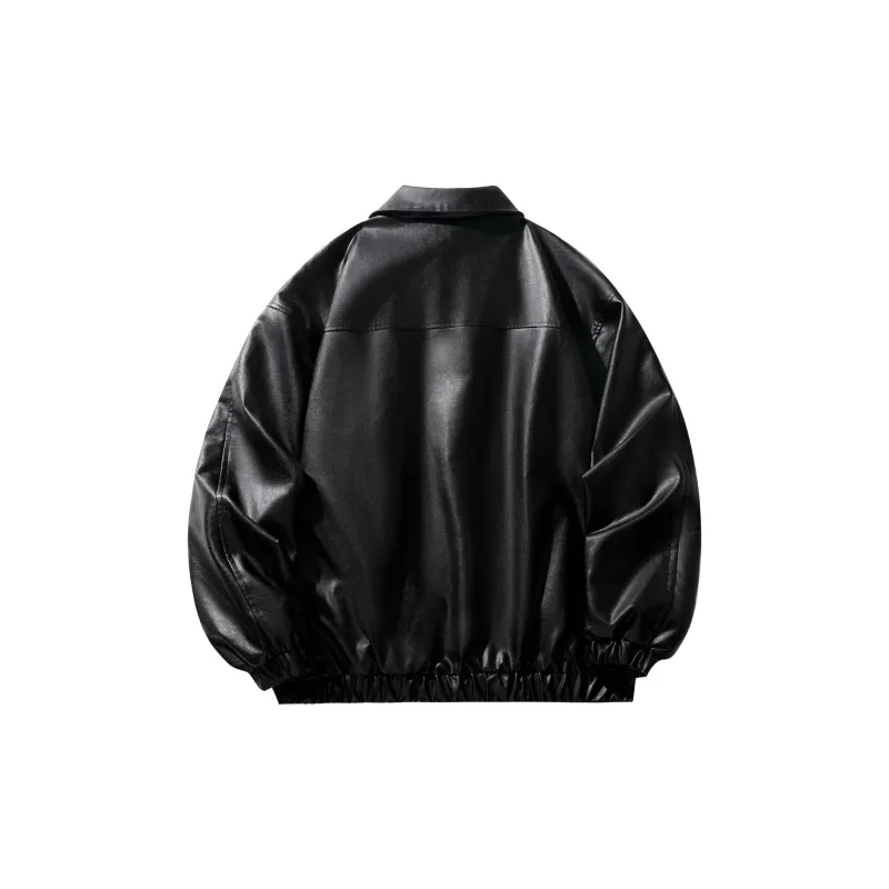 EOOVEN Leather Jackets Unisex-1