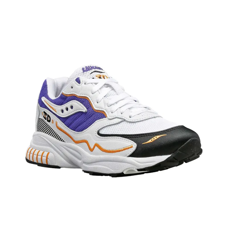 Saucony Slip Resistant And Breathable Low Top Casual Shoes Men White-2