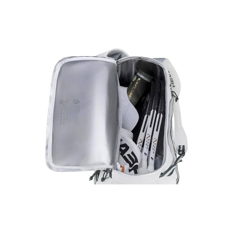 HEAD PU Gym Bag Unisex White Gray-1