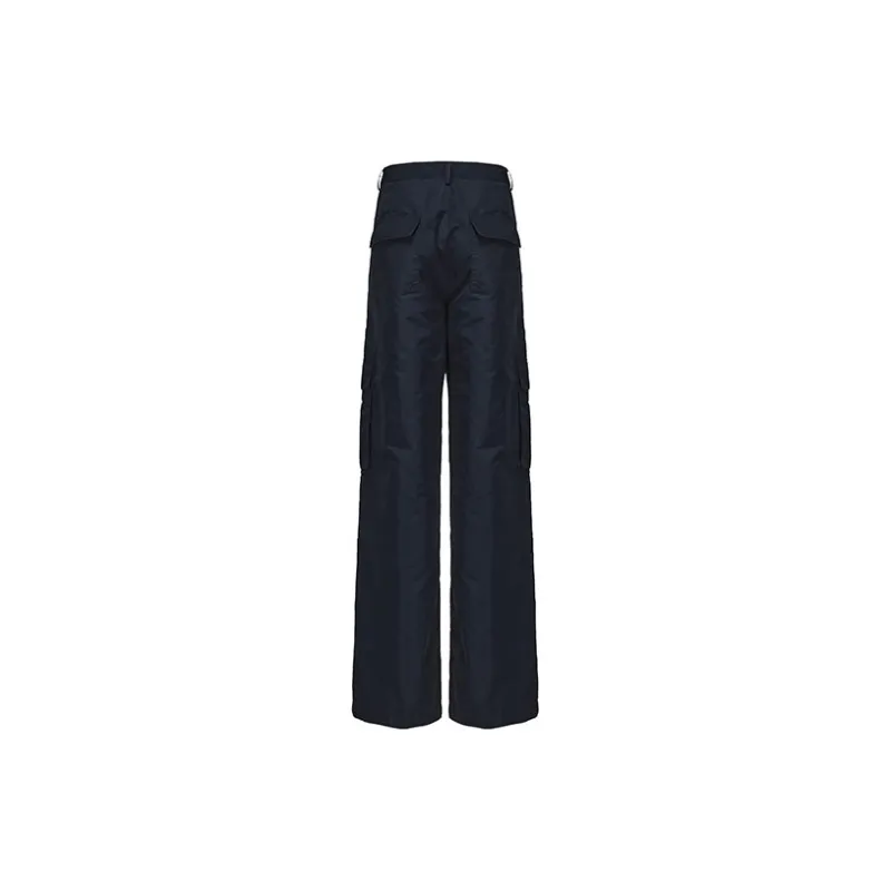 VANN VALRENCÉ Cargo Pants Women's Navy Blue-1