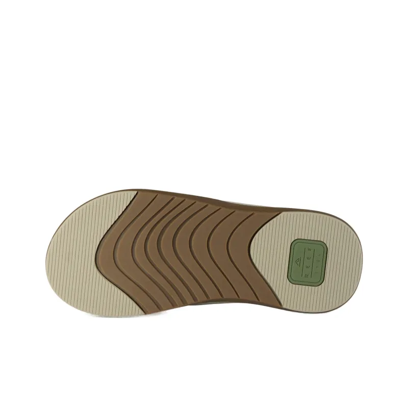REEF Slip-Resistant Flip Flops Men Gray Green-4