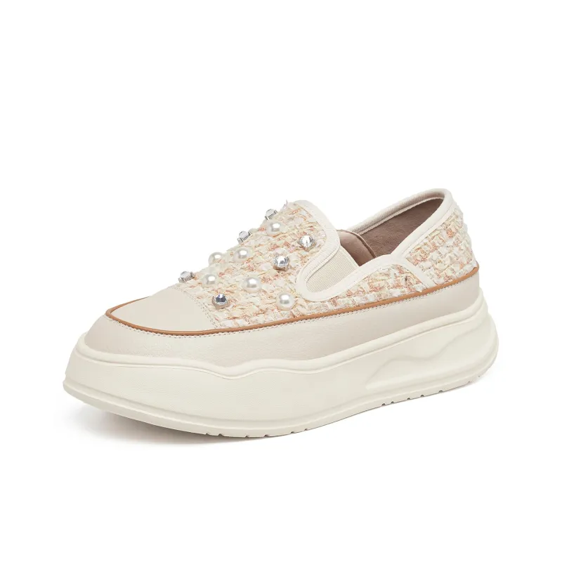 OULISASI Wear Resistant Low Top Casual Shoes Women's-1