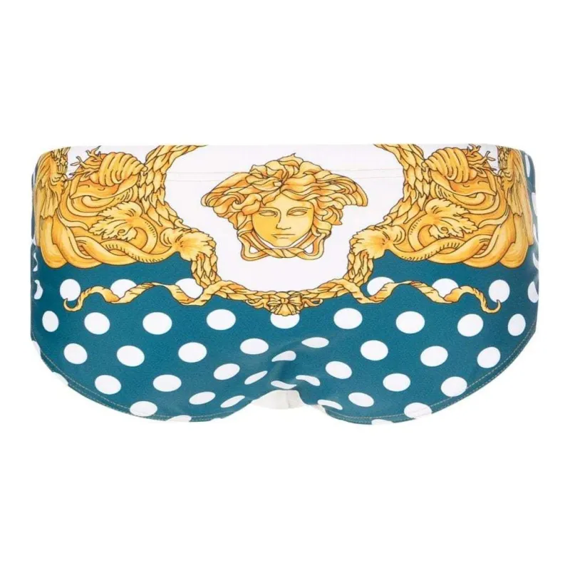VERSACE SEASHELL BAROQUE Swimming Shorts Men's Multicolor-1