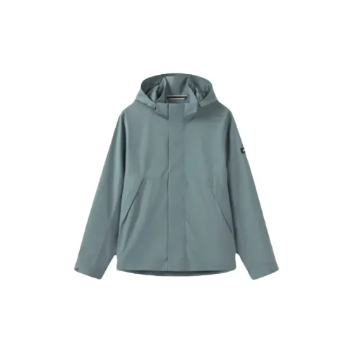 AIGLE Windbreaker Jackets Men Marble Blue