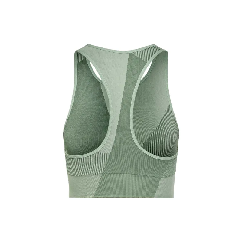 Hummel x UNITE HmlMT SEAMLESS SPORTS TOP Bra Women's Green-2