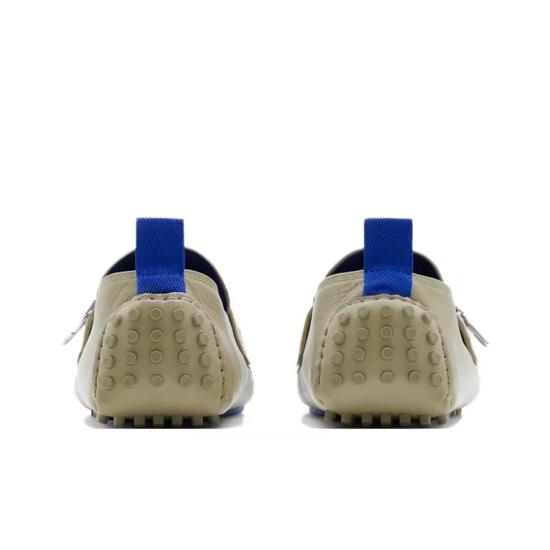 Burberry Zip-detail Leather Loafers-3
