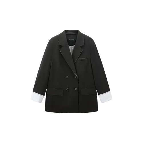 PEACEBIRD Business Suits Women's Black