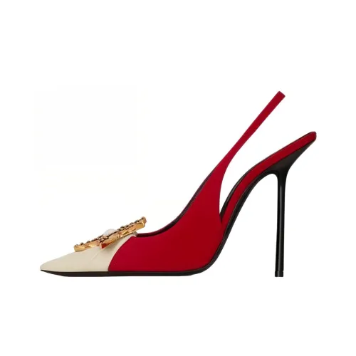 SAINT LAURENT Star-embellished 125mm Pumps