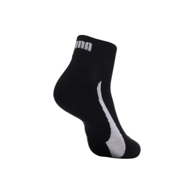 PUMA Unisex Quarter-Length Socks 1 Pack Mid-Calf Socks Men's 1 Pack Black-1