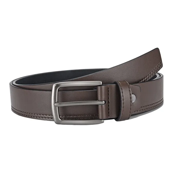 CARTELO Cow Split Leather Belts Unisex Width 3.5cm Gift Box Set-3