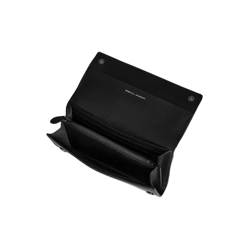 REBECCA MINKOFF Genuine Leather Wallet Women's Black-2