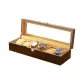 Brown 6 Watch Slot