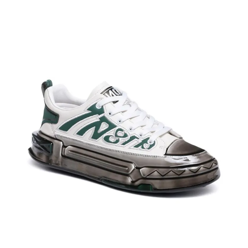 Devanro Moisture-Wicking Wear-Resistant Breathable Slip-Resistant Low-Top Skateboard Shoes Men-2