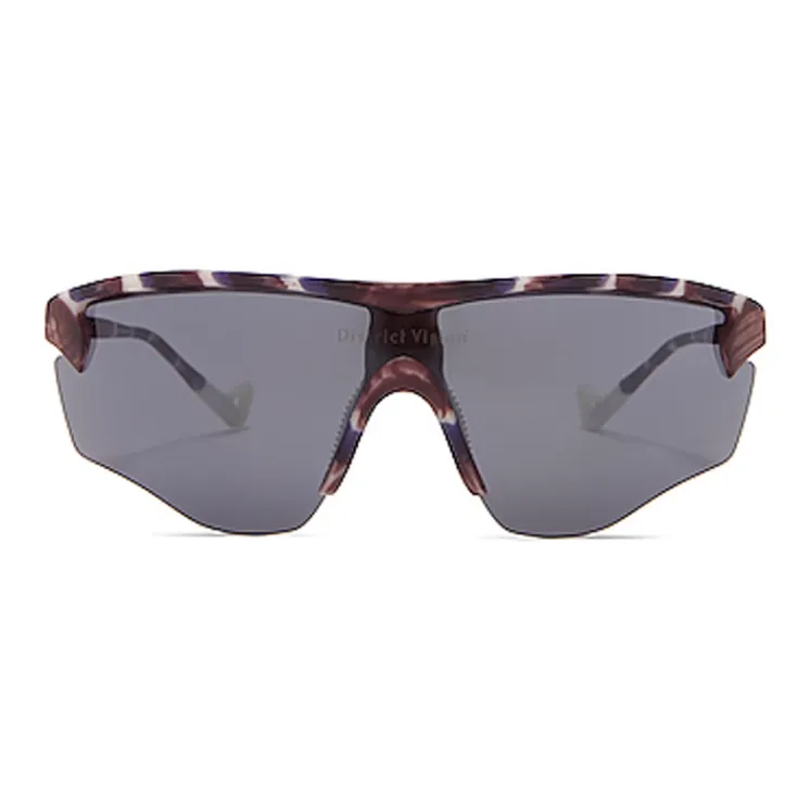 District Vision - Irregular Shape Sunglasses Women's Brown-1