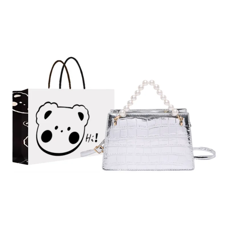 NX DOUGHNUT PU Small Square Bag, Shoulder Bag, Crossbody Bag, Handbag Women's Multicolor-10