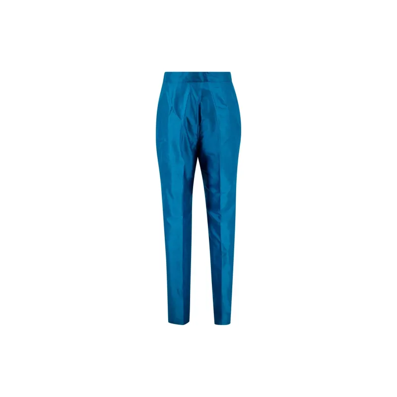 MaxMara Studio High Waisted Straight Leg Trousers-1