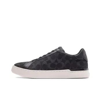COACH Clip Low Top Skateboard Shoes Men's Black