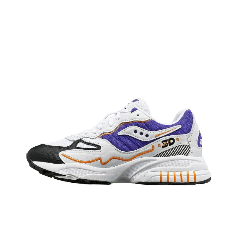 Saucony Slip Resistant And Breathable Low Top Casual Shoes Men White-0