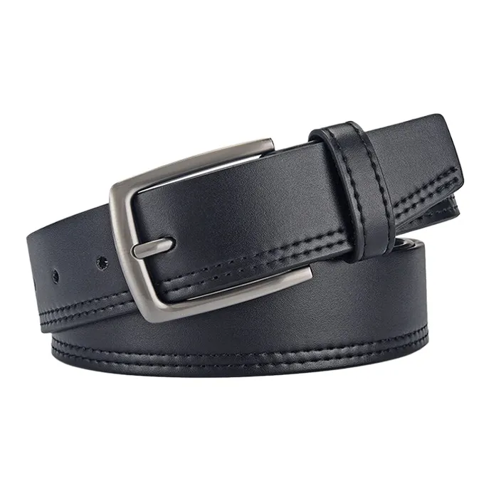 CARTELO Cow Split Leather Belts Unisex Width 3.5cm Gift Box Set-0