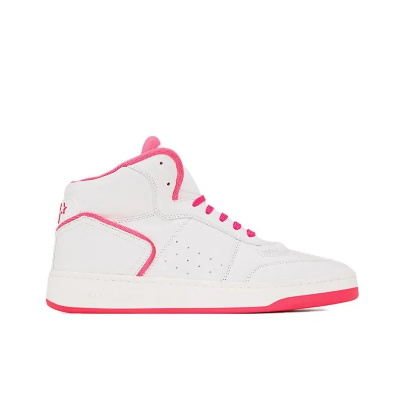 SAINT LAURENT SL/80 High-Top Lace-Up Sneakers-1