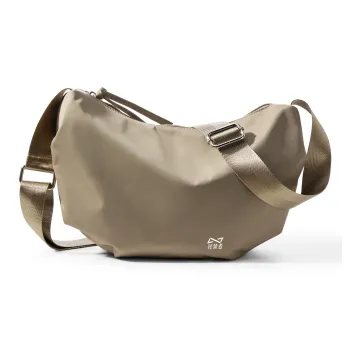 QING QI ZHE Fabric Crossbody Bag Shoulder Bag Dumpling Bag Regular Unisex Black/White/Khaki
