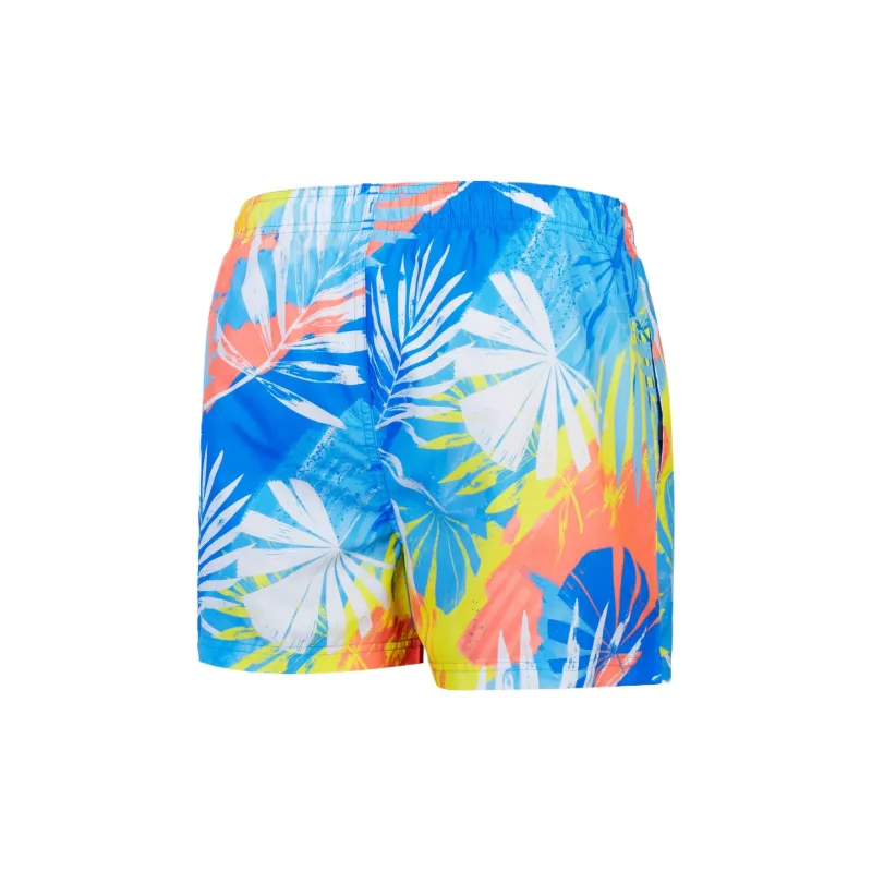 Speedo Printed Leisure 14' Swimming Shorts Men Blue-1