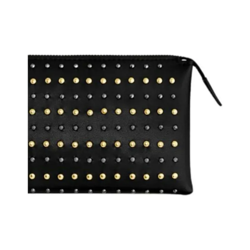 REBECCA MINKOFF Leather Clutch Women's Black-3