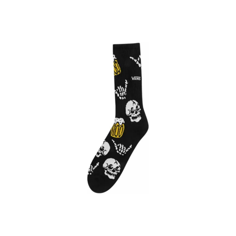 Vans Chillin Mid-Calf Socks Men's 1 Pack Black-4